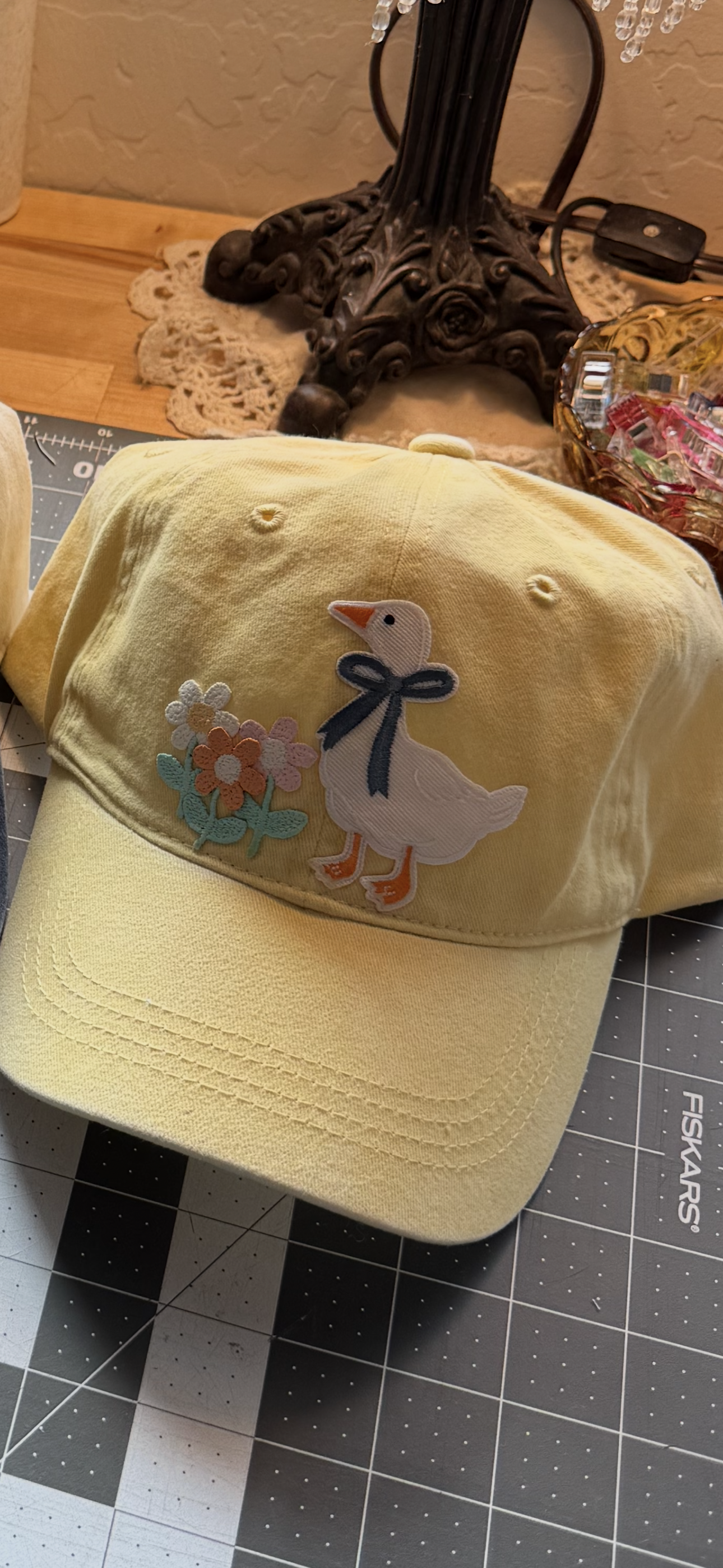 Buttery Yellow Goose Ball Cap
