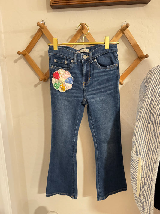 Children's Levi Patch Work Pants- Size 7