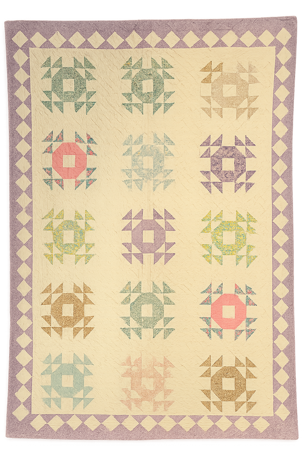 Sweet Prairie Bear Paw Quilt