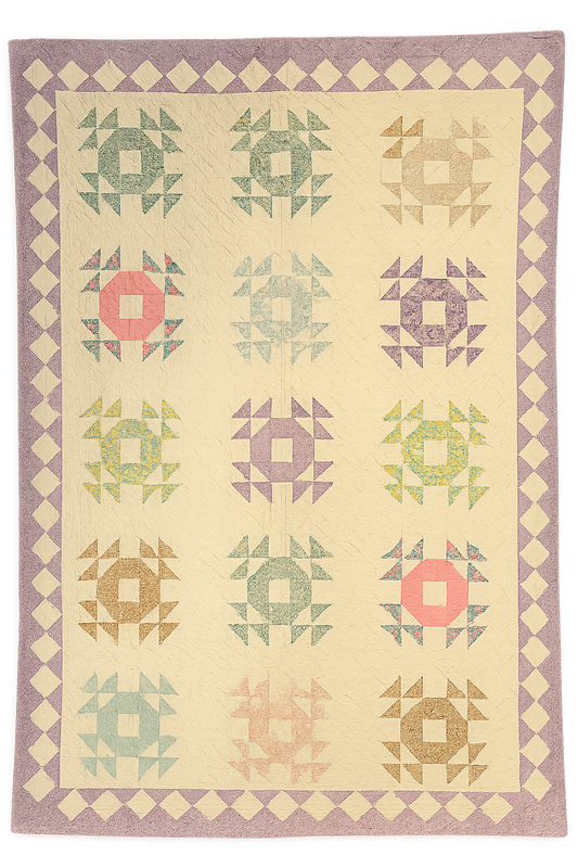 Sweet Prairie Bear Paw Quilt